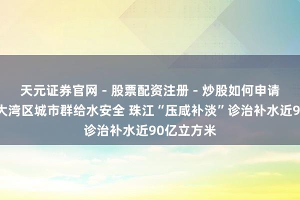 天元证券官网 - 股票配资注册 - 炒股如何申请杠杆 保险大湾区城市群给水安全 珠江“压咸补淡”诊治补水近90亿立方米